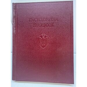 1970 Collier's Encyclopedia Yearbook Covering 1969 Vintage Hardcover Red